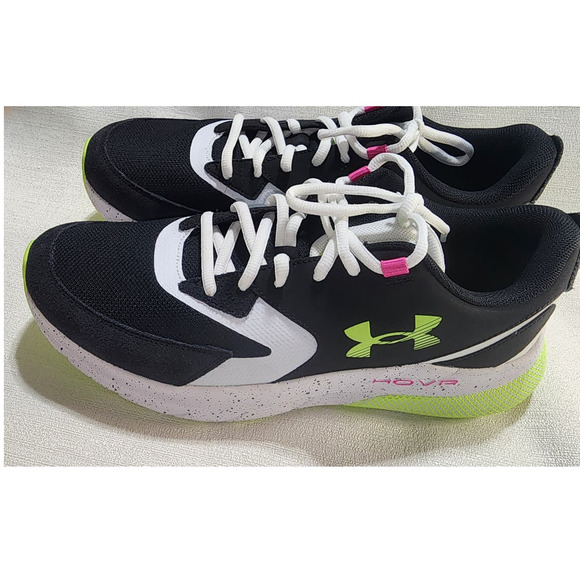 Under Armour HOVR Turbulence LTD black and neon green size 10 men - Picture 1 of 11